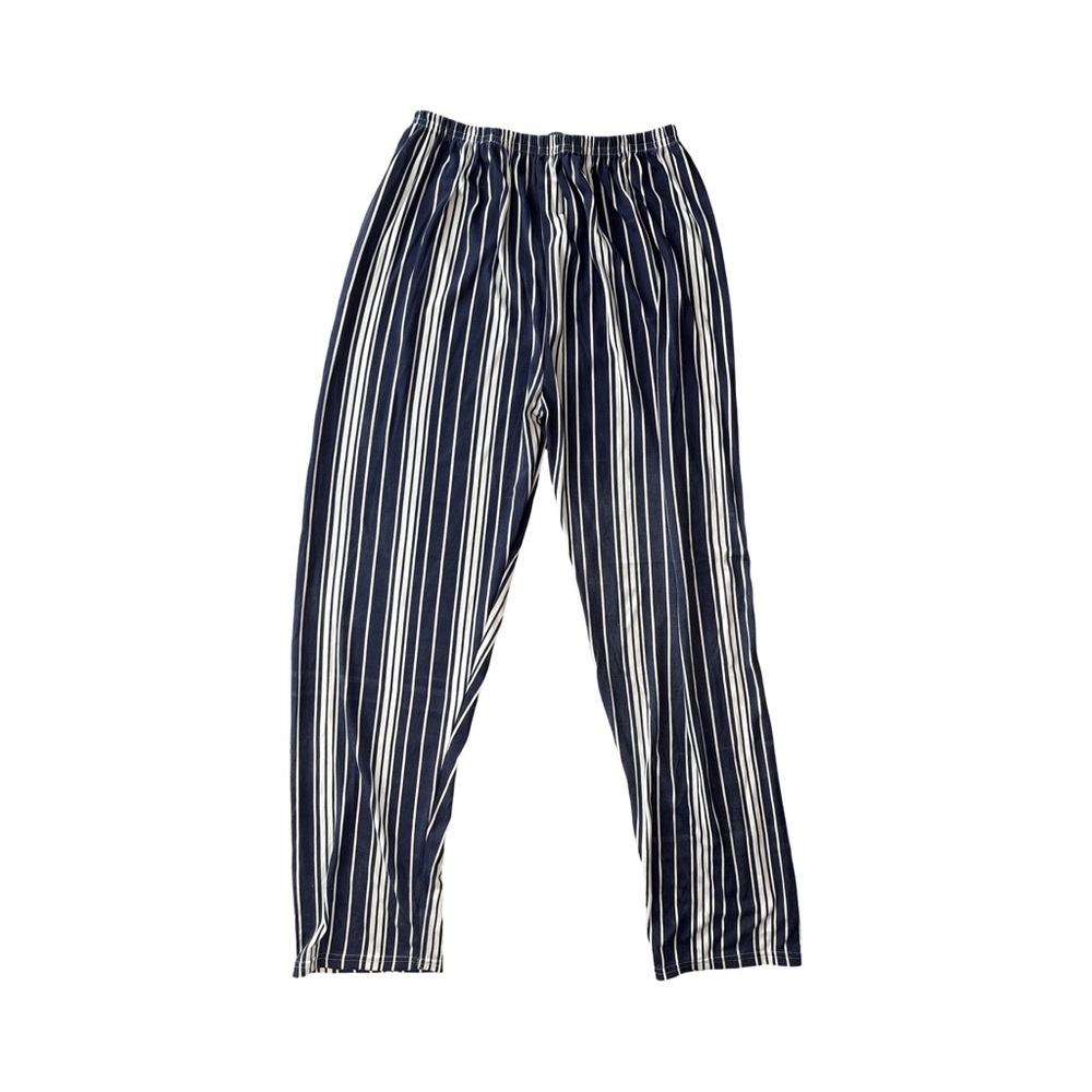 Light weight Striped Navy and White Pants - size M